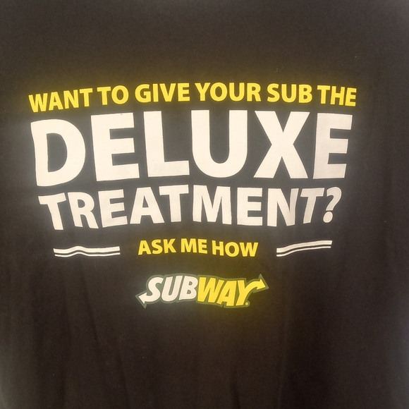 Subway Deluxe Treatment Employee T-Shirt Size XXL - Picture 3 of 3